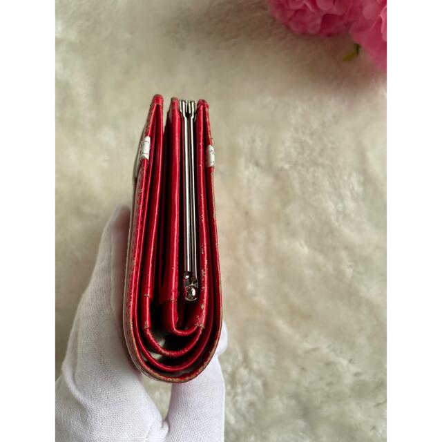Courreges(クレージュ)のcourreges クレージュヴィンテージ  ２つ折財布　がま口　ロゴ レディースのファッション小物(財布)の商品写真