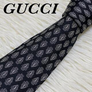Gucci - 【美品】 グッチ ネクタイ ロゴ ハイブランド 高級