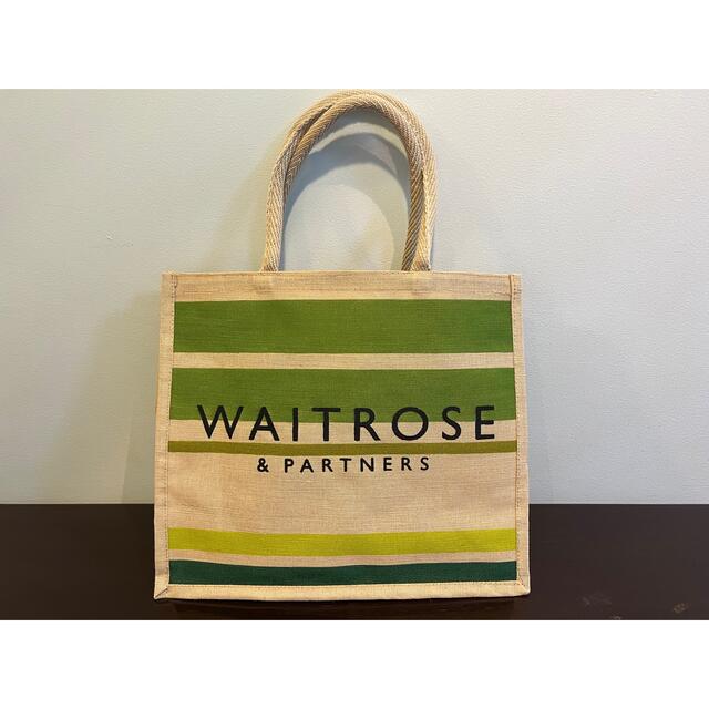 ウエイトローズ エコバッグ ジュートバッグ Waitrose レディースのバッグ(エコバッグ)の商品写真