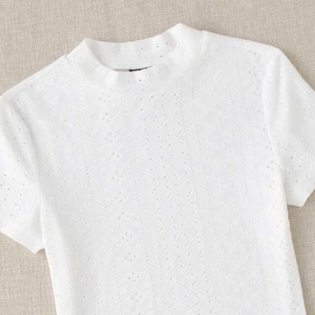 モックネック ボディスーツ レディースのトップス(Tシャツ(半袖/袖なし))の商品写真