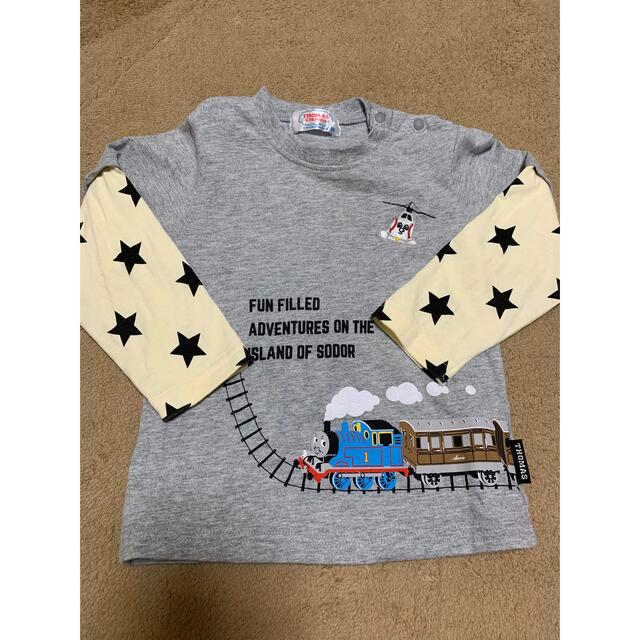 新品 トーマス 95 ロンT キッズ/ベビー/マタニティのキッズ服男の子用(90cm~)(Tシャツ/カットソー)の商品写真
