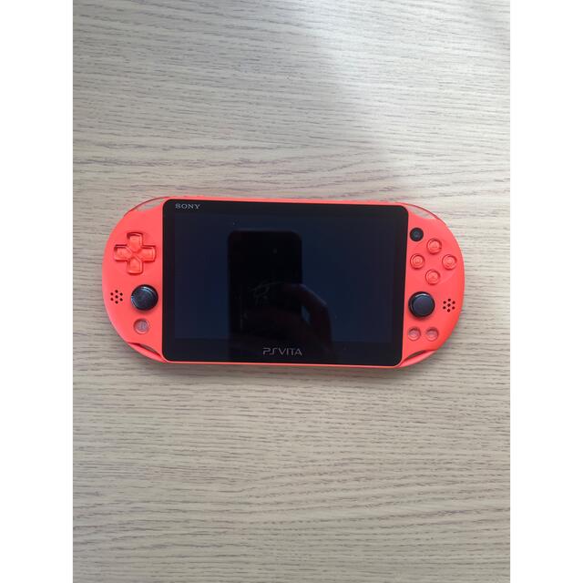携帯用ゲーム機本体 PSVITA ネオンオレンジ PCH-2000 本体 ゲーム機 ...