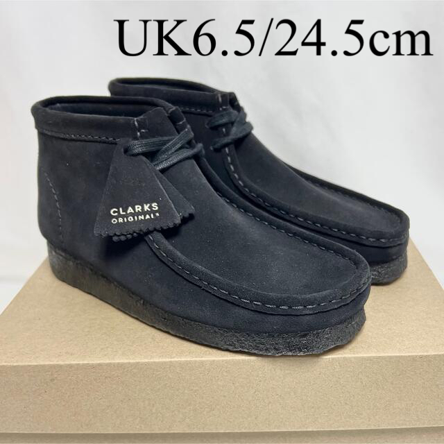 Clarks(クラークス)のクラークス オリジナルス Wallabee ワラビー ブーツ Clarks 黒 メンズの靴/シューズ(スリッポン/モカシン)の商品写真