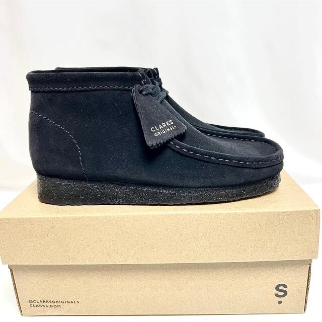 Clarks(クラークス)のクラークス オリジナルス Wallabee ワラビー ブーツ Clarks 黒 メンズの靴/シューズ(スリッポン/モカシン)の商品写真