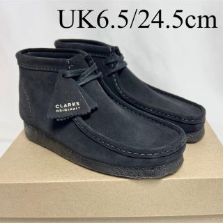 クラークス(Clarks)のクラークス オリジナルス Wallabee ワラビー ブーツ Clarks 黒(スリッポン/モカシン)