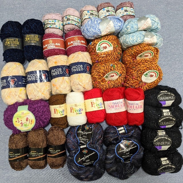 毛糸まとめ売り 37玉