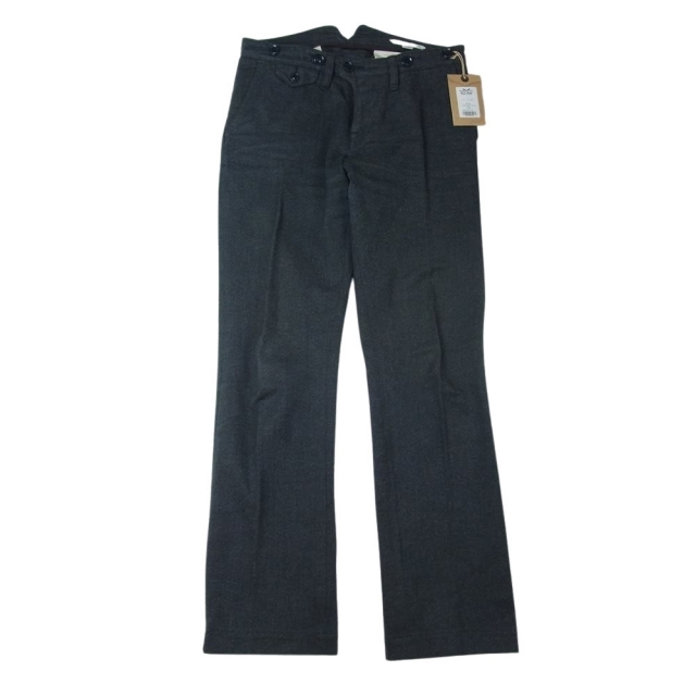 ORGUEIL オルゲイユ OR-1002 Classic Low Waist Trousers クラシック ロート ラウザーズ パンツ ブラック系 30【極上美品】