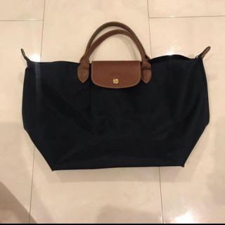 ロンシャン(LONGCHAMP)のロンシャン Longchamp M ネイビー(トートバッグ)