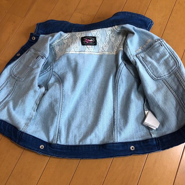 メゾピアノ デニムジャケット フード付き 120cm h1YPw2GB2Y ...