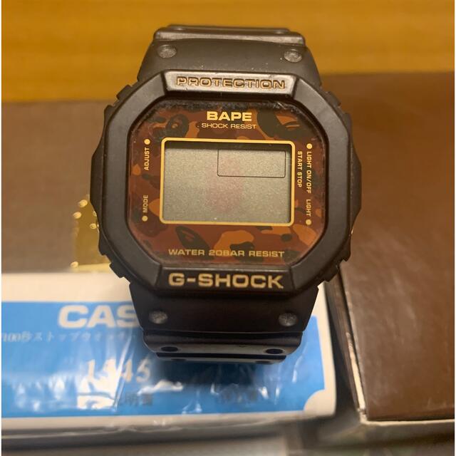 A BATHING APE(アベイシングエイプ)のアベイシングエイプ　Gショック　2個セット メンズの時計(腕時計(デジタル))の商品写真