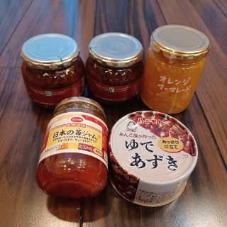 イチゴ・マーマレードジャム、あずきの詰め合わせ(缶詰/瓶詰)