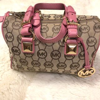 マイケルコース(Michael Kors)のマイケルコース ハンドバック 美品 ピンク(ハンドバッグ)