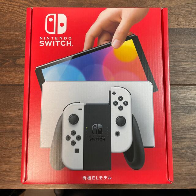 Nintendo Switch(ニンテンドースイッチ)の【新品・即発送】Nintendo Switch 有機ELモデル エンタメ/ホビーのゲームソフト/ゲーム機本体(家庭用ゲーム機本体)の商品写真