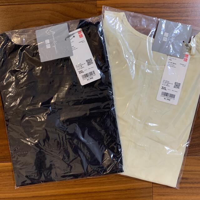 UNIQLOマメクロゴウチシアークルーネックTシャツ 3XL2枚セット