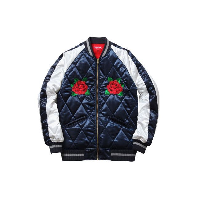 Supreme® Quilted Satin Bomber Jacket S