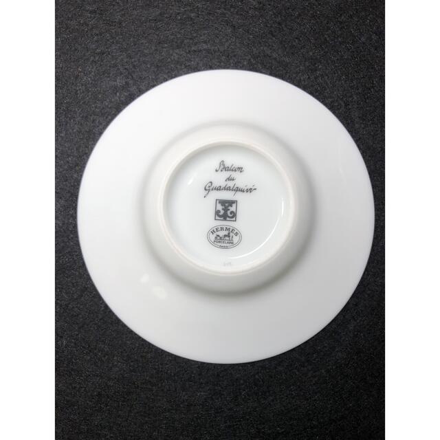 エルメス ガダルキヴィール プラチナ カップ&ソーサー2客セット 未