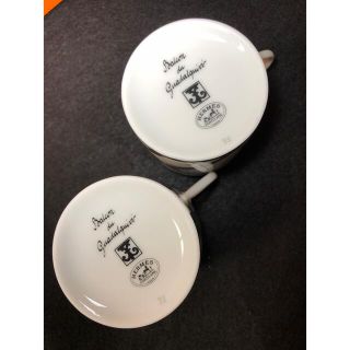Hermes - エルメス ガダルキヴィール プラチナ カップ&ソーサー2客