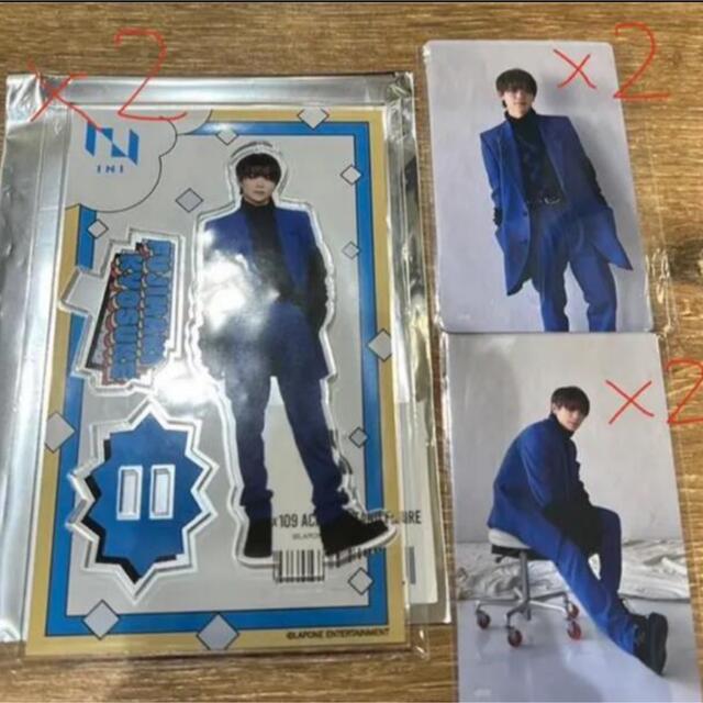 INI ポップアップストア 藤牧京介 アクスタ アクリルスタンド トレカ