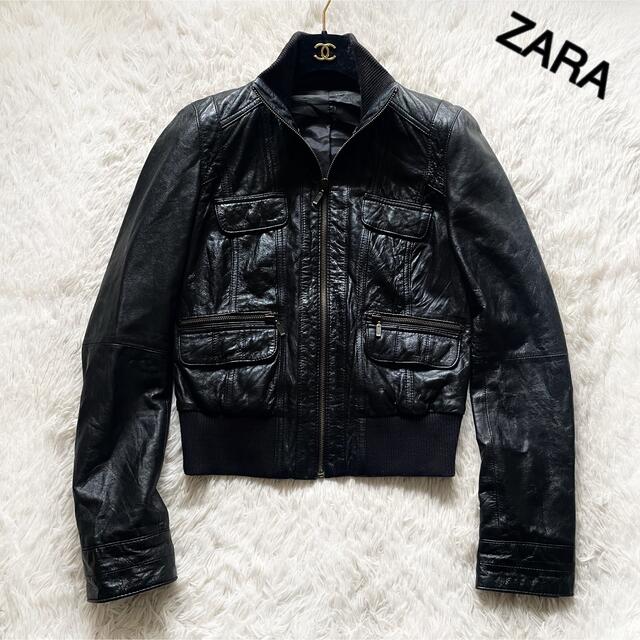 ZARA ライダース 黒