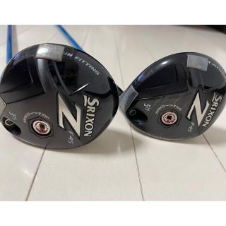 スリクソン(Srixon)の【美品】SRIXON フェアウェイウッド　Z F45 3W&5W 2本セット(ゴルフ)