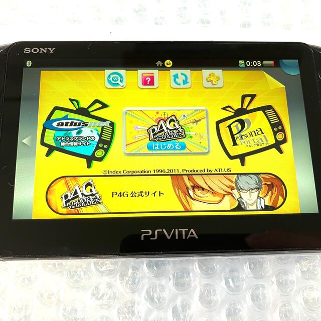 PS vita (PCH-2000シリーズ) Wi-Fiモデル ブラック 黒