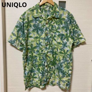 ユニクロ(UNIQLO)のUNIQLO ユニクロ 混麻 シャツ カットソー(シャツ)