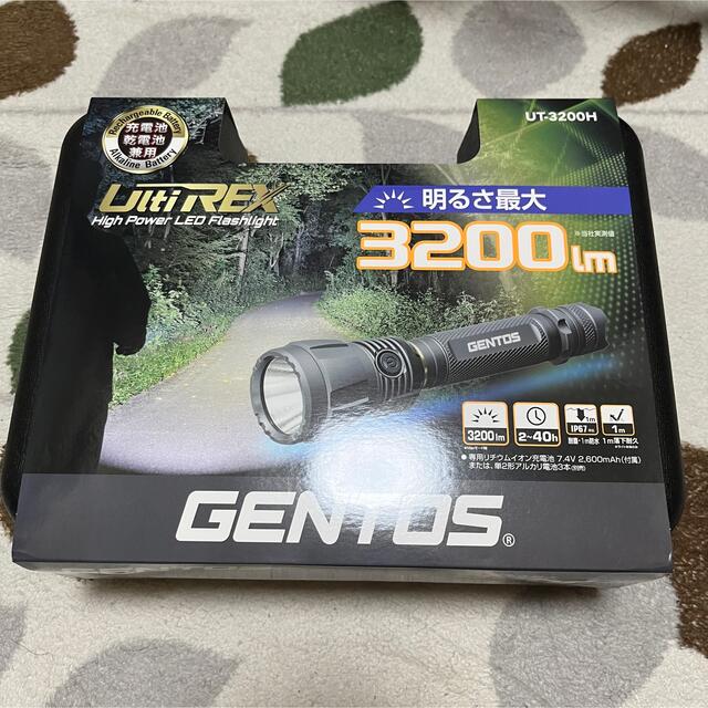 新品最安値 GENTOS 充電池・乾電池兼用高出力LEDライト 