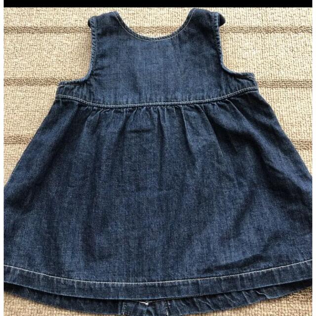 mikihouse(ミキハウス)のミキハウス　ジャンパースカート　80サイズ キッズ/ベビー/マタニティのベビー服(~85cm)(ワンピース)の商品写真