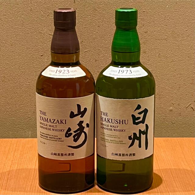 サントリー山崎NV・白州NV×各種1本/700ml/ウイスキー/SUNTORY酒