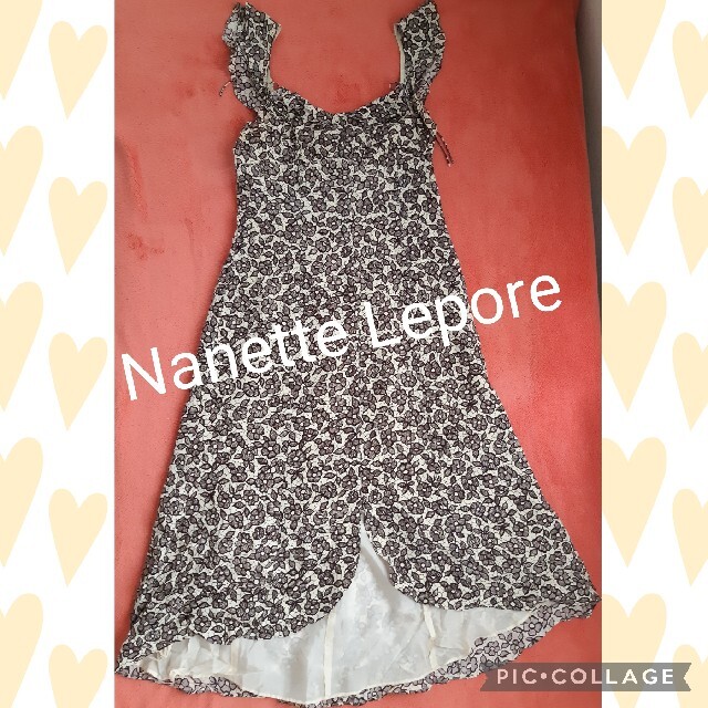 Nanette Lepore(ナネットレポー)のNanette Lepore ナネットレポー ドレス ワンピース 花柄 レディースのワンピース(ロングワンピース/マキシワンピース)の商品写真