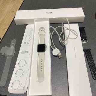 アップルウォッチ(Apple Watch)のApple Watch 3 38mm シルバー(腕時計)