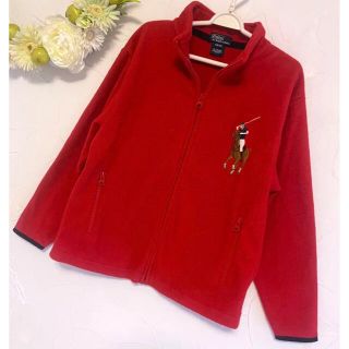 ポロラルフローレン(POLO RALPH LAUREN)のchi様専用　ラルフローレン フリース 赤 ビックポニー(ジャケット/上着)