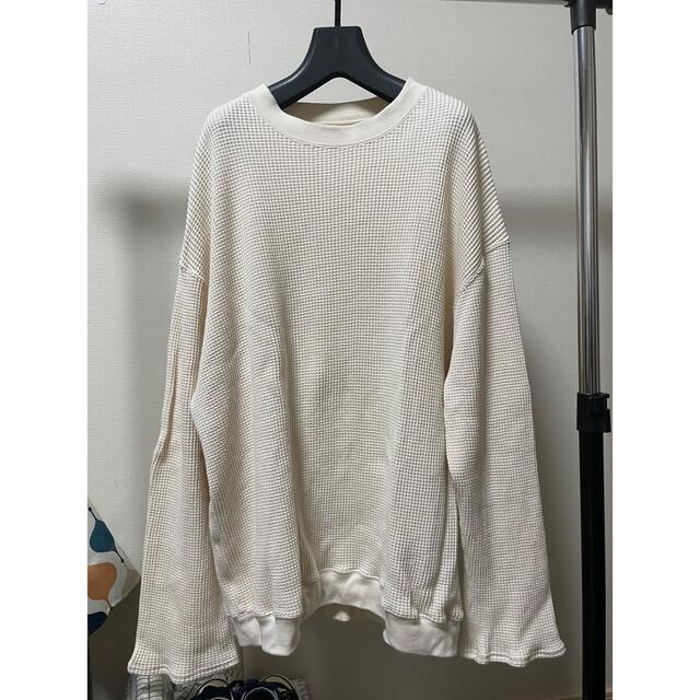 KINEMA oversized thermal pullover サーマル メンズのトップス(ニット/セーター)の商品写真