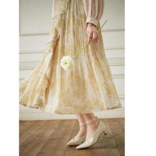 ハーリップトゥ(Her lip to)のPleated Chiffon Long Skirt    herlipto (ロングスカート)