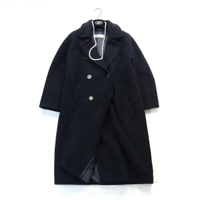 MaxMara マックスマーラ 白タグ♪ カシミヤブレンド アイコンコート 42