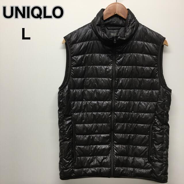 UNIQLO(ユニクロ)のUNIQLO  ウルトラダウンベスト　ダークブラウン　 L  072571 メンズのジャケット/アウター(ダウンベスト)の商品写真