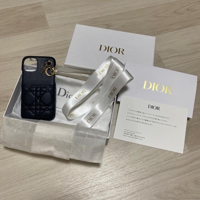 新販売 Dior Lady Dior iPhone11proケース ブラック