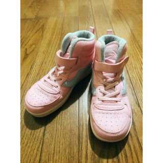 vans ハイカットシューズ　ピンク22.5㎝　女の子　ダンス　お洒落(スニーカー)