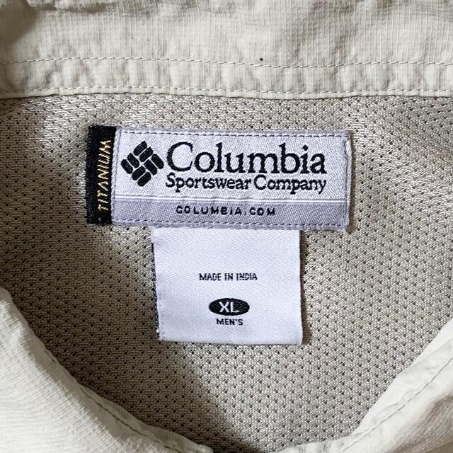 Columbia(USA)ビンテージフィッシングシャツ　ベージュ 4