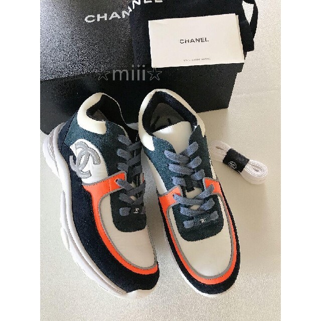 人気の贈り物が CHANEL サイズ38 スニーカー ☆CHANEL☆シャネル