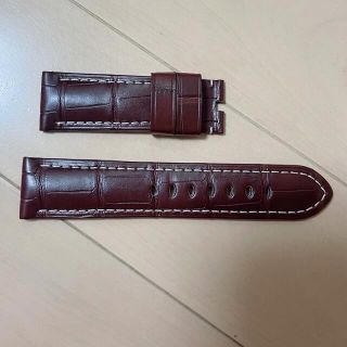 パネライ(PANERAI)のちびるZ様専用　パネライ純正ベルト　未使用　アリゲーター　ブラウン(レザーベルト)