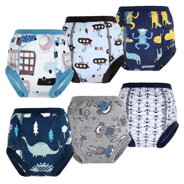 234.MooMoo Baby/トレーニングパンツ6枚組/90/未使用 キッズ/ベビー/マタニティのおむつ/トイレ用品(トレーニングパンツ)の商品写真