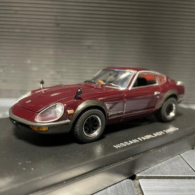 新品未展示品 京商 1/43 日産 フェアレディ240ZG マルーン-