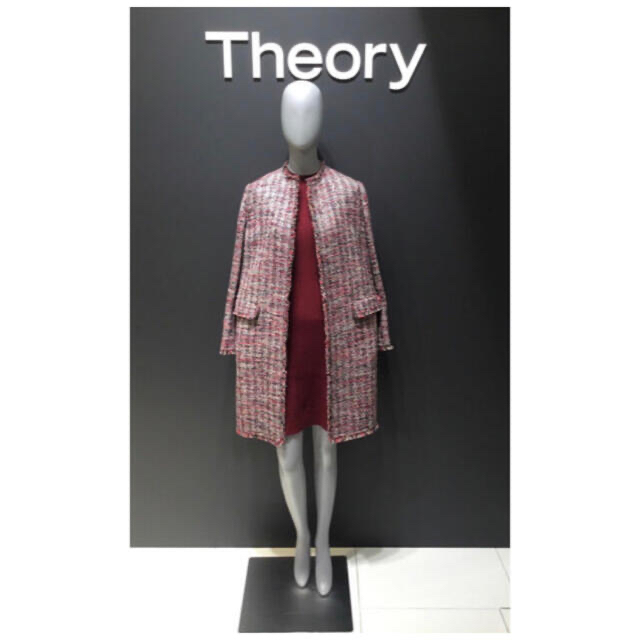 theory(セオリー)のTheory 20ss ツイードコート レディースのジャケット/アウター(ロングコート)の商品写真