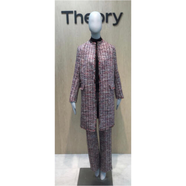 theory(セオリー)のTheory 20ss ツイードコート レディースのジャケット/アウター(ロングコート)の商品写真