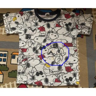 スヌーピー(SNOOPY)のスヌーピー 半袖 95cm 白(Tシャツ/カットソー)