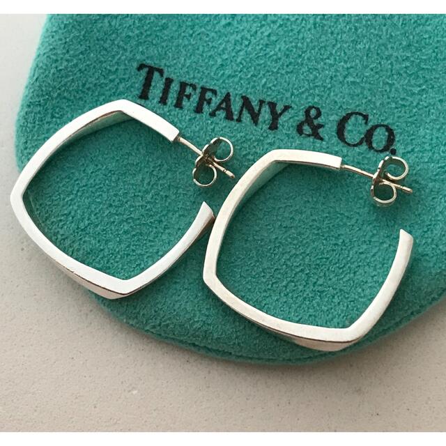 ソフトパープル Tiffany フランクゲーリー フープピアス希少 - ピアス