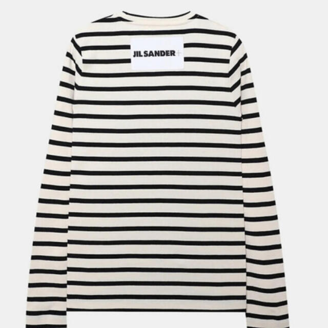 ジルサンダー+ JILSANDER ボーダーカットソー 美品 金子綾 S グレイ系