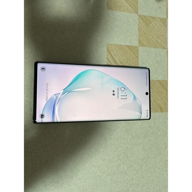 Galaxy(ギャラクシー)の楽天版SAMSUNG Galaxy Note10+ オーラグロー  スマホ/家電/カメラのスマートフォン/携帯電話(スマートフォン本体)の商品写真