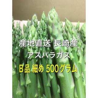 産地直送長崎産アスパラガスB品 細め 500グラム(野菜)